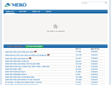 Tablet Screenshot of meiko-elec.com.vn